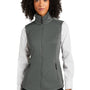 Port Authority Womens Collective Smooth Fleece Full Zip Vest - Graphite Grey