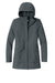 Port Authority L919 Womens Collective Outer Water Resistant Soft Shell Full Zip Hooded Parka Graphite Grey Flat Front