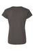 LAT 3516 Womens Fine Jersey Short Sleeve Crewneck T-Shirt Charcoal Grey Flat Back