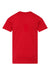 LAT 6101 Youth Fine Jersey Short Sleeve Crewneck T-Shirt Red Flat Back