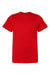 LAT 6101 Youth Fine Jersey Short Sleeve Crewneck T-Shirt Red Flat Front