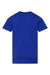 LAT 6101 Youth Fine Jersey Short Sleeve Crewneck T-Shirt Royal Blue Flat Back