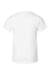 LAT 6101 Youth Fine Jersey Short Sleeve Crewneck T-Shirt White Flat Back