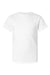 LAT 6101 Youth Fine Jersey Short Sleeve Crewneck T-Shirt White Flat Front