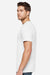 LAT 6901ECO Mens Eco Jersey Short Sleeve Crewneck T-Shirt White Model Side