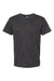 LAT 6901 Mens Fine Jersey Short Sleeve Crewneck T-Shirt Black Leopard Flat Front