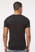 LAT 6901 Mens Fine Jersey Short Sleeve Crewneck T-Shirt Blended Black Model Back