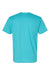 LAT 6901 Mens Fine Jersey Short Sleeve Crewneck T-Shirt Caribbean Blue Flat Back