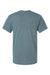 LAT 6901 Mens Fine Jersey Short Sleeve Crewneck T-Shirt Ice Blackout Flat Back