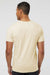LAT 6901 Mens Fine Jersey Short Sleeve Crewneck T-Shirt Natural Model Back