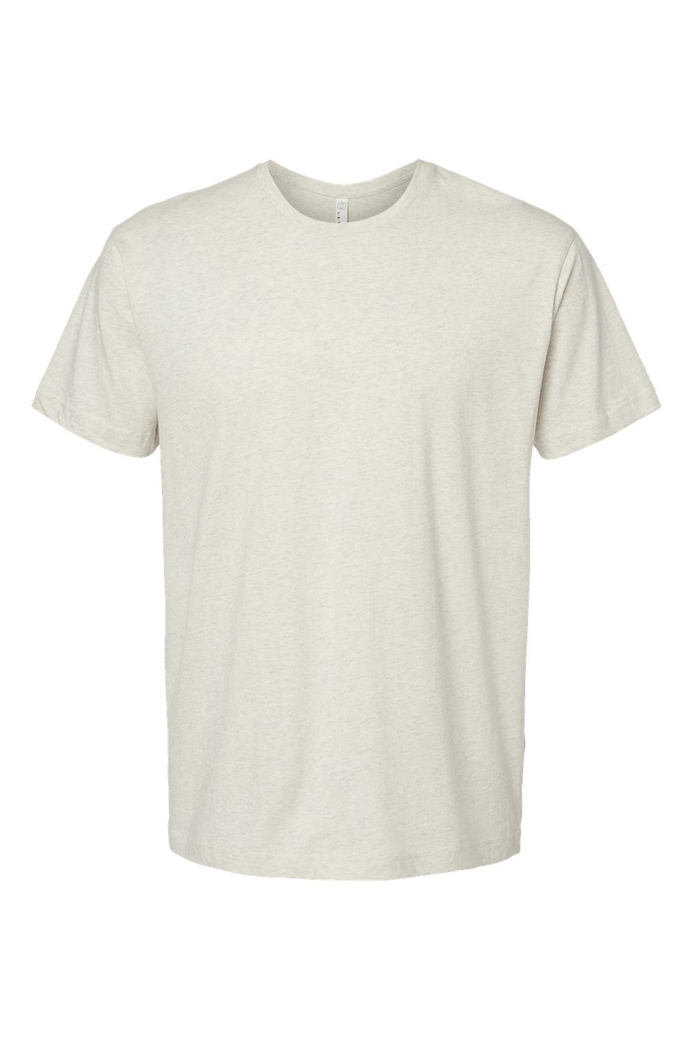 LAT 6901 Mens Fine Jersey Short Sleeve Crewneck T-Shirt Heather Natural Flat Front
