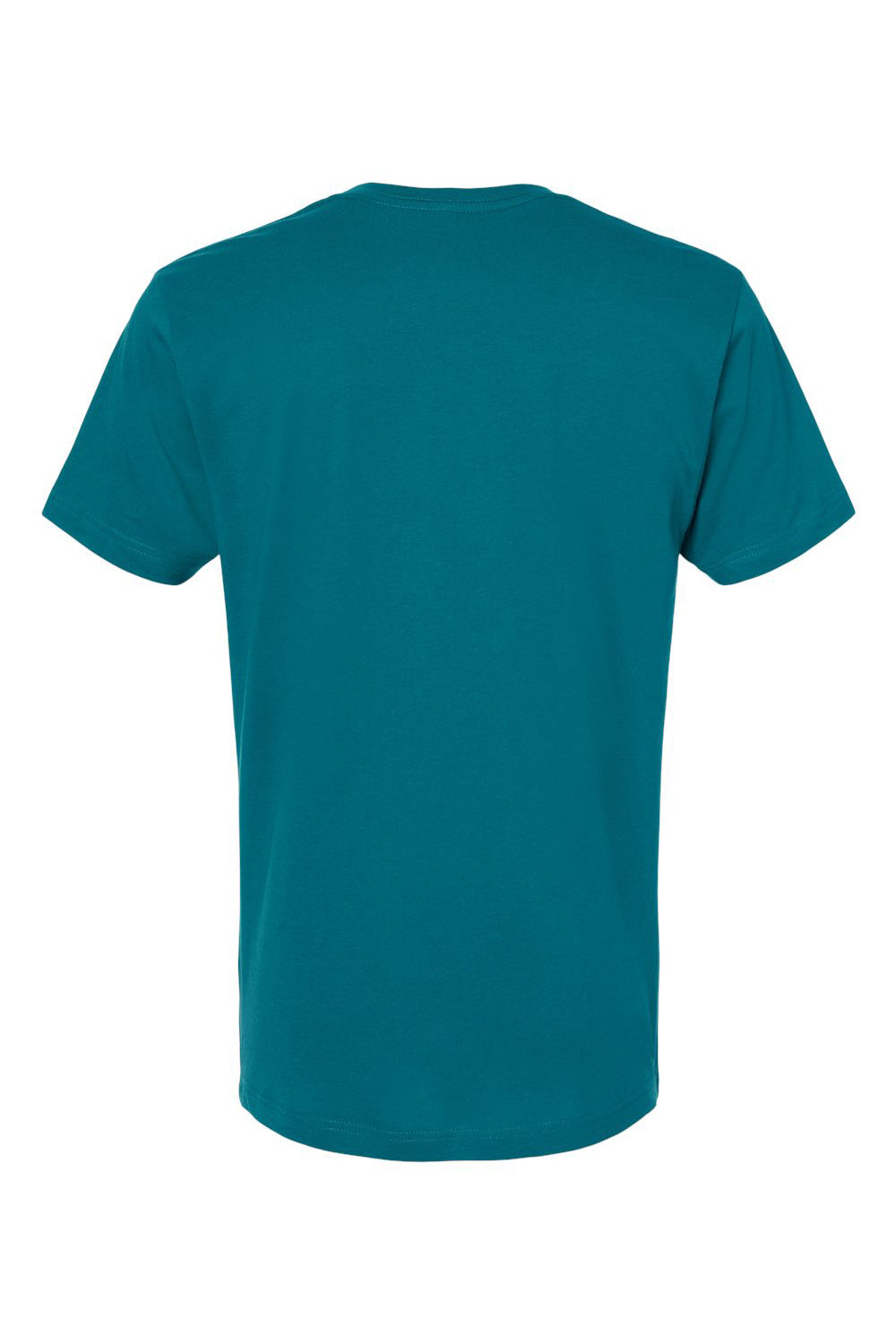 LAT 6901 Mens Fine Jersey Short Sleeve Crewneck T-Shirt Oceanside Blue Flat Back