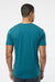 LAT 6901 Mens Fine Jersey Short Sleeve Crewneck T-Shirt Oceanside Blue Model Back