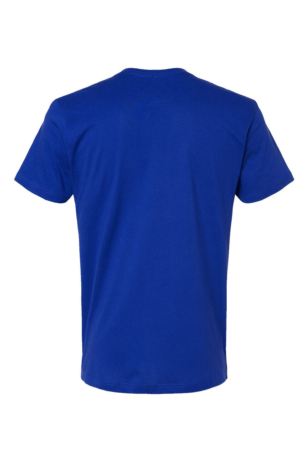 LAT 6901 Mens Fine Jersey Short Sleeve Crewneck T-Shirt Royal Blue Flat Back