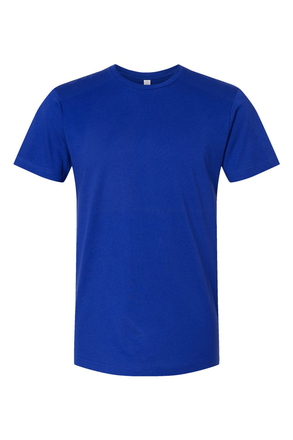 LAT 6901 Mens Fine Jersey Short Sleeve Crewneck T-Shirt Royal Blue Flat Front