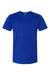 LAT 6901 Mens Fine Jersey Short Sleeve Crewneck T-Shirt Royal Blue Flat Front