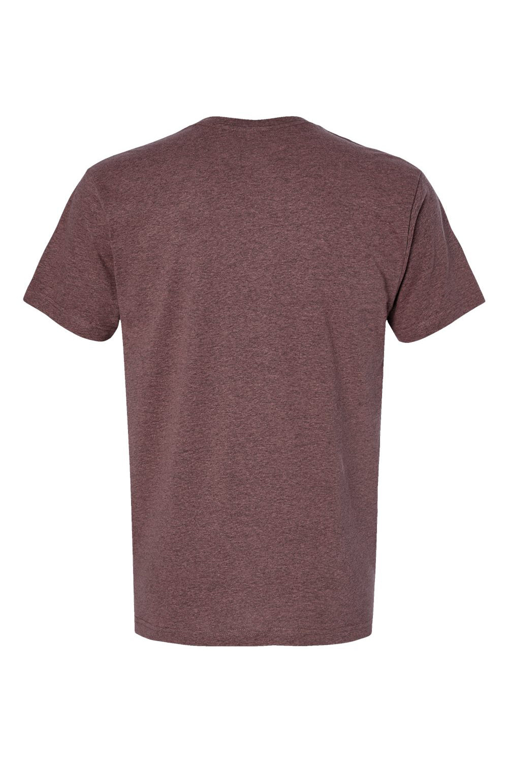 LAT 6901 Mens Fine Jersey Short Sleeve Crewneck T-Shirt Sangria Blackout Flat Back