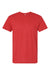 LAT 6901 Mens Fine Jersey Short Sleeve Crewneck T-Shirt Vintage Red Flat Front