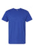 LAT 6901 Mens Fine Jersey Short Sleeve Crewneck T-Shirt Vintage Royal Blue Flat Front
