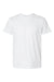 LAT 6901 Mens Fine Jersey Short Sleeve Crewneck T-Shirt White Flat Front