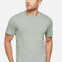 LAT Mens Bamboo Short Sleeve Crewneck T-Shirt - Eucalyptus Green - New