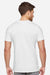 LAT 6904 Mens Bamboo Short Sleeve Crewneck T-Shirt White Model Back