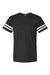 LAT 6937 Mens Fine Jersey Short Sleeve Crewneck T-Shirt Vintage Smoke Grey/White Flat Front