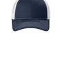 Port Authority Hats Womens Snapback Ponytail Trucker Hat - True Navy Blue/White