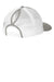 Port Authority Hats LC401 Womens Snapback Ponytail Trucker Hat Heather Grey/White Flat Back