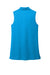 Port Authority LK110SV Womens Dry Zone Moisture Wicking Micro Mesh Sleeveless Polo Shirt Coastal Blue Flat Back