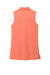 Port Authority LK110SV Womens Dry Zone Moisture Wicking Micro Mesh Sleeveless Polo Shirt Coral Splash Orange Flat Back