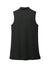 Port Authority LK110SV Womens Dry Zone Moisture Wicking Micro Mesh Sleeveless Polo Shirt Deep Black Flat Back