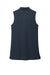 Port Authority LK110SV Womens Dry Zone Moisture Wicking Micro Mesh Sleeveless Polo Shirt River Navy Blue Flat Back