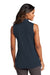 Port Authority LK110SV Womens Dry Zone Moisture Wicking Micro Mesh Sleeveless Polo Shirt River Navy Blue Model Back