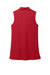 Port Authority LK110SV Womens Dry Zone Moisture Wicking Micro Mesh Sleeveless Polo Shirt Rich Red Flat Back
