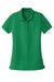 Port Authority LK110 Womens Dry Zone Moisture Wicking Short Sleeve Polo Shirt Bright Kelly Green Flat Front