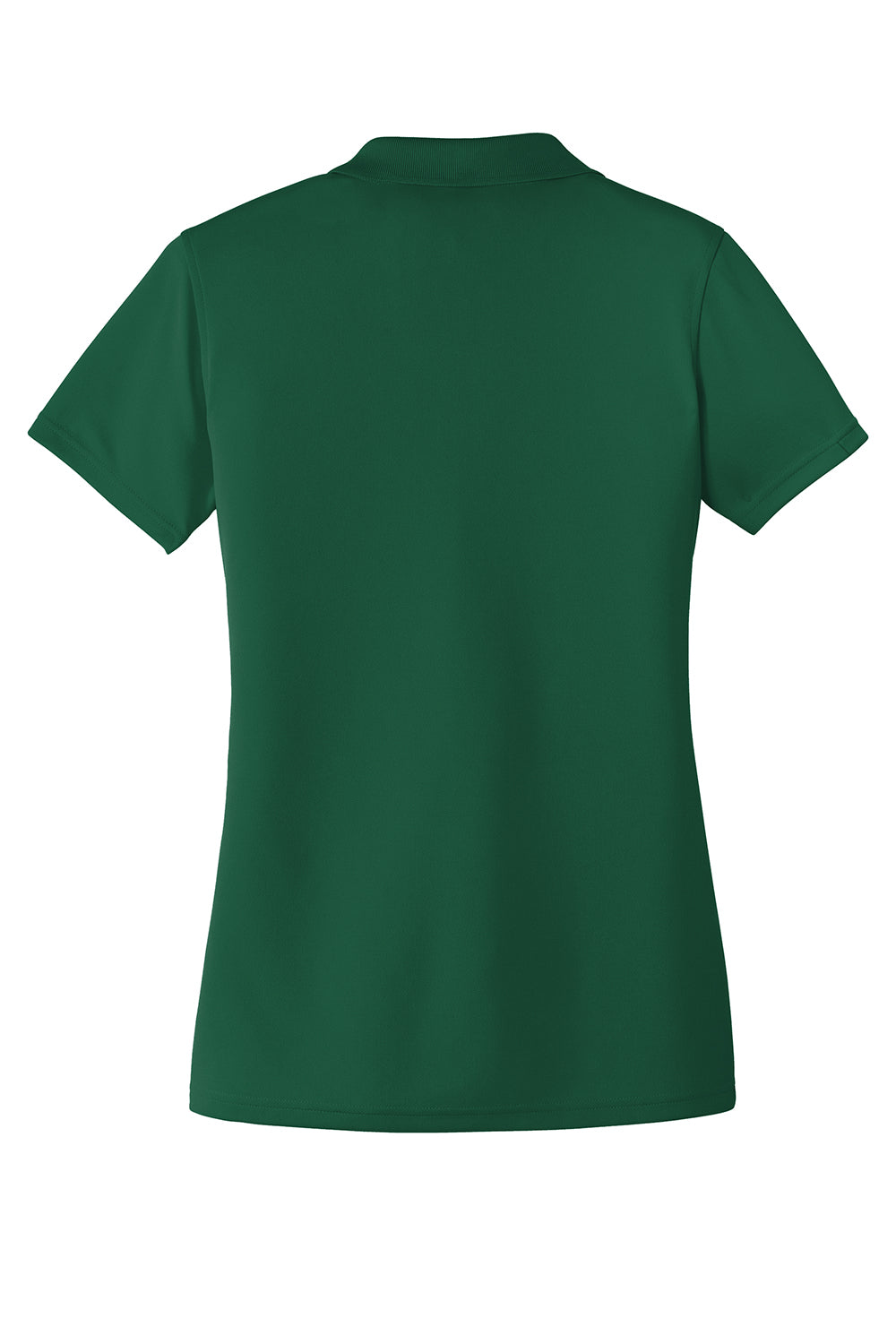 Port Authority LK110 Womens Dry Zone Moisture Wicking Short Sleeve Polo Shirt Deep Forest Green Flat Back
