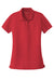 Port Authority LK110 Womens Dry Zone Moisture Wicking Short Sleeve Polo Shirt Rich Red Flat Front