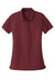 Port Authority LK110 Womens Dry Zone Moisture Wicking Short Sleeve Polo Shirt Burgundy Flat Front