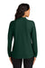 Port Authority LK200LS Womens Wearever Signature Pique Long Sleeve Polo Shirt Dark Green Model Back