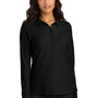 Port Authority Womens Wearever Signature Pique Long Sleeve Polo Shirt - Deep Black - COMING SOON