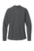 Port Authority LK200LS Womens Wearever Signature Pique Long Sleeve Polo Shirt Storm Grey Flat Back