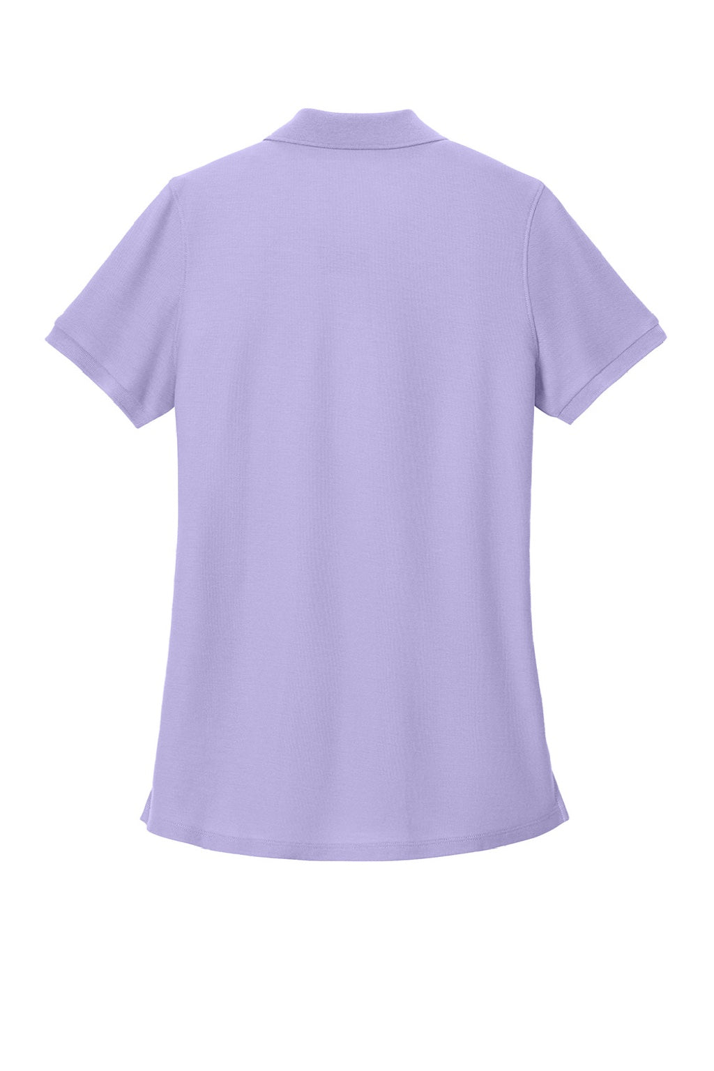 Port Authority LK200 Womens Wearever Signature Pique Short Sleeve Polo Shirt Bright Lavender Puprple Flat Back