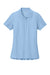 Port Authority LK200 Womens Wearever Signature Pique Short Sleeve Polo Shirt Cloud Blue Flat Front