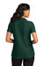 Port Authority LK200 Womens Wearever Signature Pique Short Sleeve Polo Shirt Dark Green Model Back