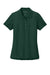 Port Authority LK200 Womens Wearever Signature Pique Short Sleeve Polo Shirt Dark Green Flat Front