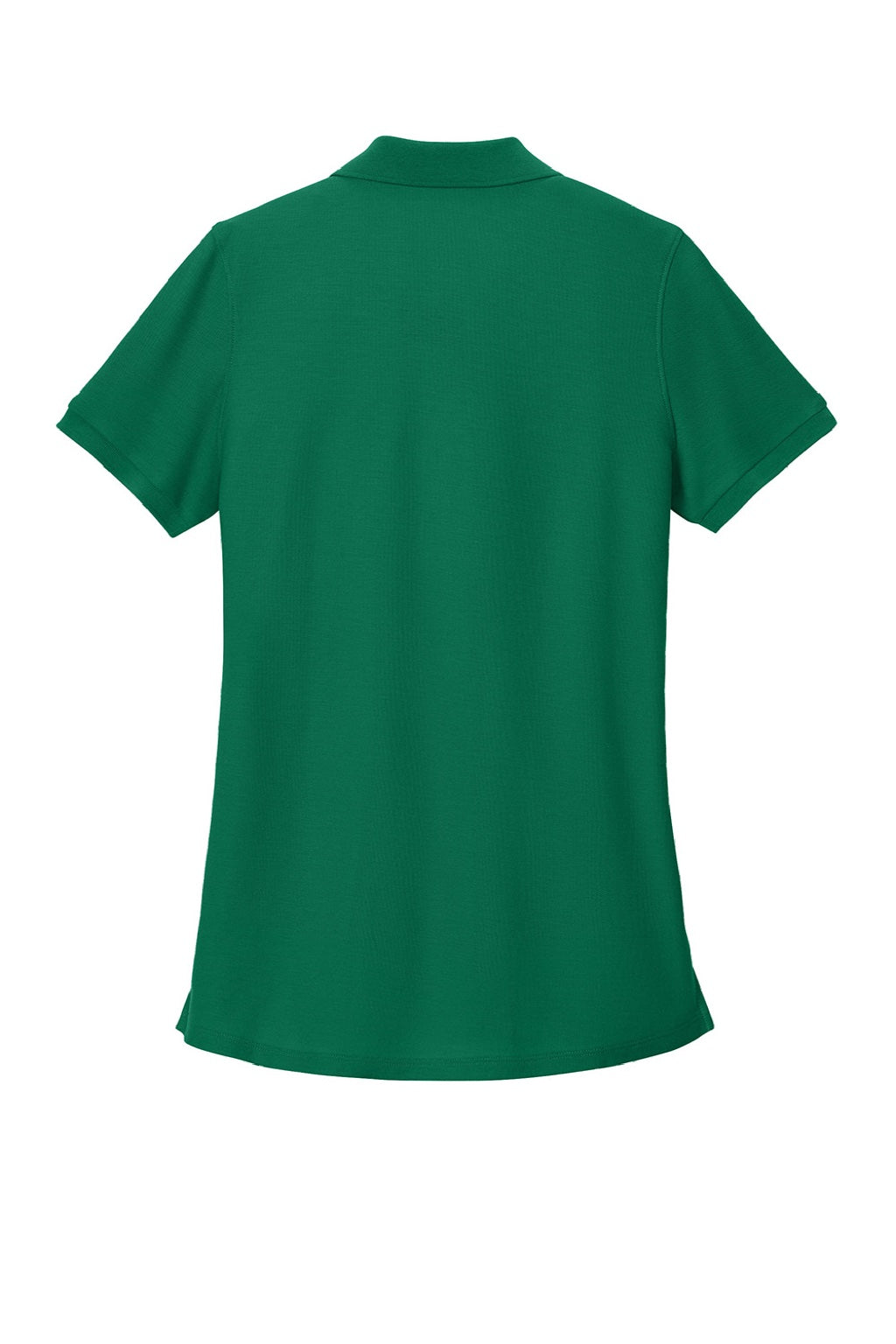 Port Authority LK200 Womens Wearever Signature Pique Short Sleeve Polo Shirt Kelly Green Flat Back
