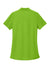 Port Authority LK200 Womens Wearever Signature Pique Short Sleeve Polo Shirt Lime Green Flat Back