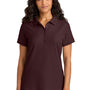 Port Authority Womens Wearever Signature Pique Short Sleeve Polo Shirt - Maroon - COMING SOON