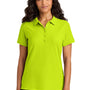 Port Authority Womens Wearever Signature Pique Short Sleeve Polo Shirt - Neon Yellow - COMING SOON